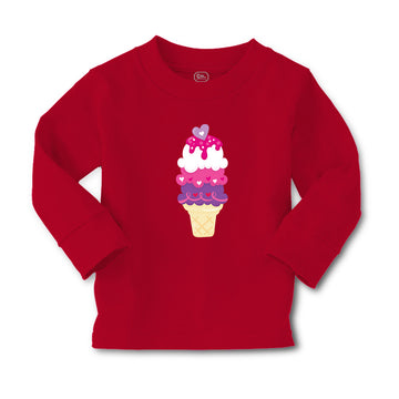 Baby Clothes Sweet Valentine Ice Cream Food and Beverages Cupcakes Cotton