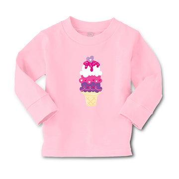 Baby Clothes Sweet Valentine Ice Cream Food and Beverages Cupcakes Cotton