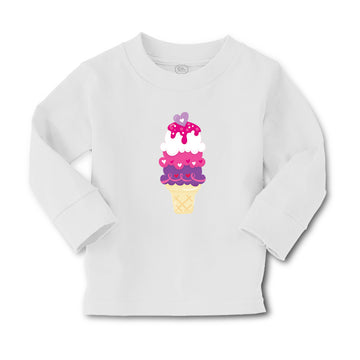 Baby Clothes Sweet Valentine Ice Cream Food and Beverages Cupcakes Cotton