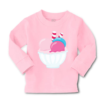 Baby Clothes Ice Cream Glass Cup 2 Boy & Girl Clothes Cotton