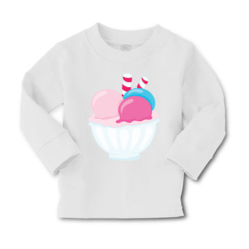 Baby Clothes Ice Cream Glass Cup 2 Boy & Girl Clothes Cotton