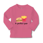 Baby Clothes A Perfect Pair Burger and Fries Funny Humor Boy & Girl Clothes - Cute Rascals