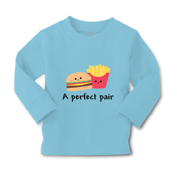 Baby Clothes A Perfect Pair Burger and Fries Funny Humor Boy & Girl Clothes - Cute Rascals