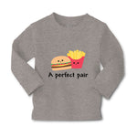 Baby Clothes A Perfect Pair Burger and Fries Funny Humor Boy & Girl Clothes - Cute Rascals