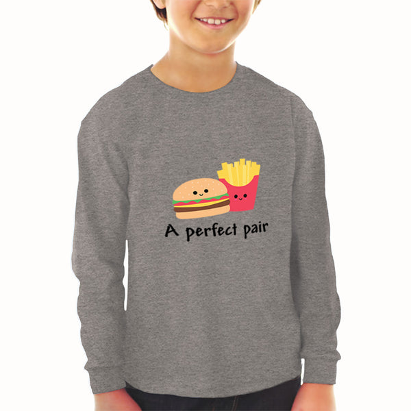 Baby Clothes A Perfect Pair Burger and Fries Funny Humor Boy & Girl Clothes - Cute Rascals