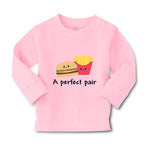 Baby Clothes A Perfect Pair Burger and Fries Funny Humor Boy & Girl Clothes - Cute Rascals