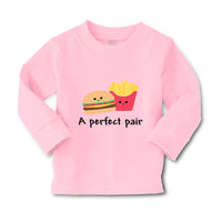 Baby Clothes A Perfect Pair Burger and Fries Funny Humor Boy & Girl Clothes - Cute Rascals