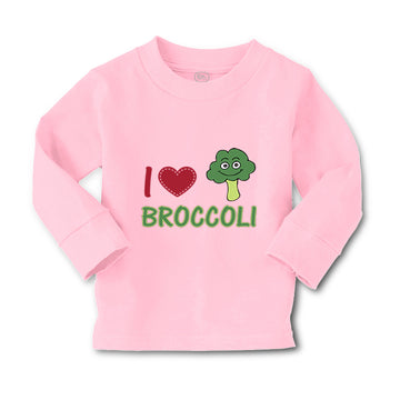 Baby Clothes I Love Broccoli Vegetables Boy & Girl Clothes Cotton