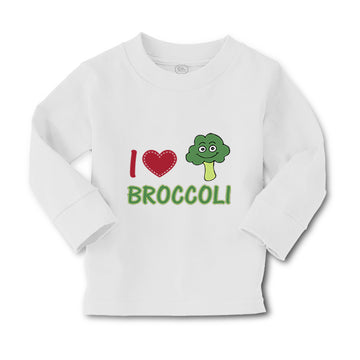Baby Clothes I Love Broccoli Vegetables Boy & Girl Clothes Cotton