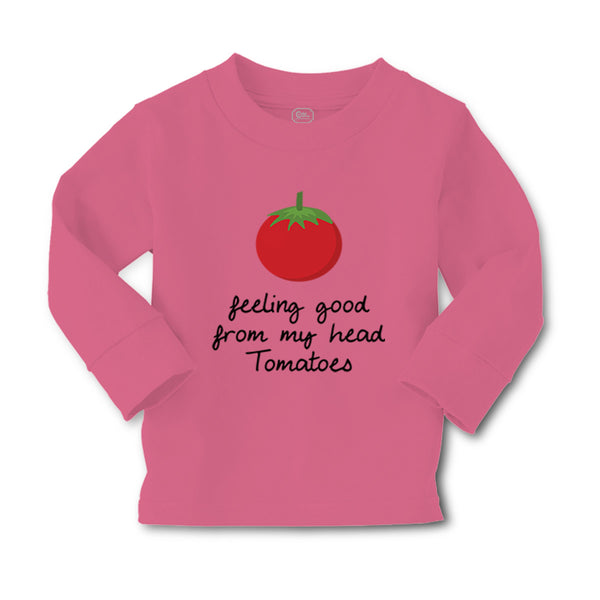 Baby Clothes Feeling Good from My Head Tomatoes Vegetables Boy & Girl Clothes - Cute Rascals