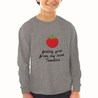 Baby Clothes Feeling Good from My Head Tomatoes Vegetables Boy & Girl Clothes - Cute Rascals