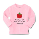Baby Clothes Feeling Good from My Head Tomatoes Vegetables Boy & Girl Clothes - Cute Rascals
