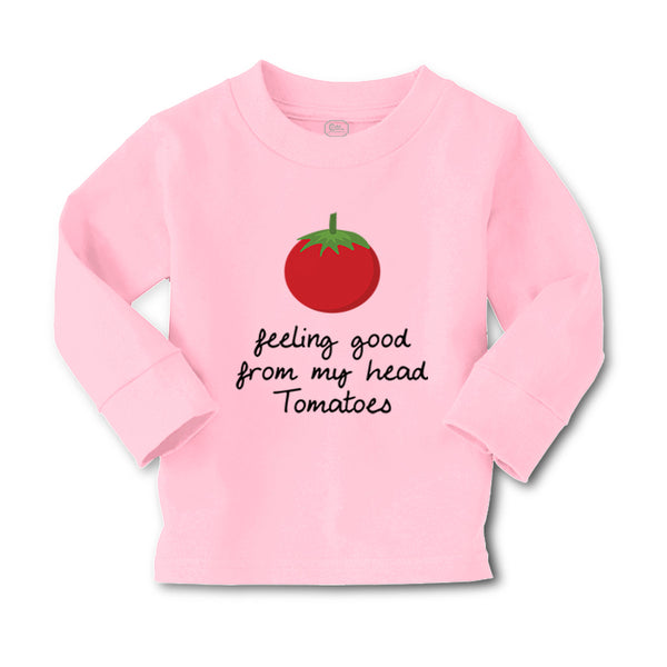 Baby Clothes Feeling Good from My Head Tomatoes Vegetables Boy & Girl Clothes - Cute Rascals