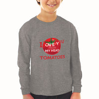 Baby Clothes Tomatoes I Love You from My Head Vegetables Boy & Girl Clothes - Cute Rascals