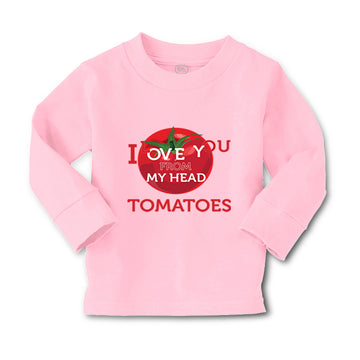 Baby Clothes Tomatoes I Love You from My Head Vegetables Boy & Girl Clothes