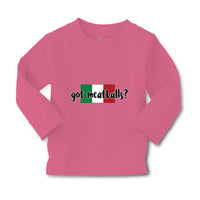 Baby Clothes Got Meatballs Italia Flag Italy Funny Humor Boy & Girl Clothes - Cute Rascals