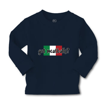 Baby Clothes Got Meatballs Italia Flag Italy Funny Humor Boy & Girl Clothes