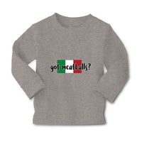 Baby Clothes Got Meatballs Italia Flag Italy Funny Humor Boy & Girl Clothes - Cute Rascals