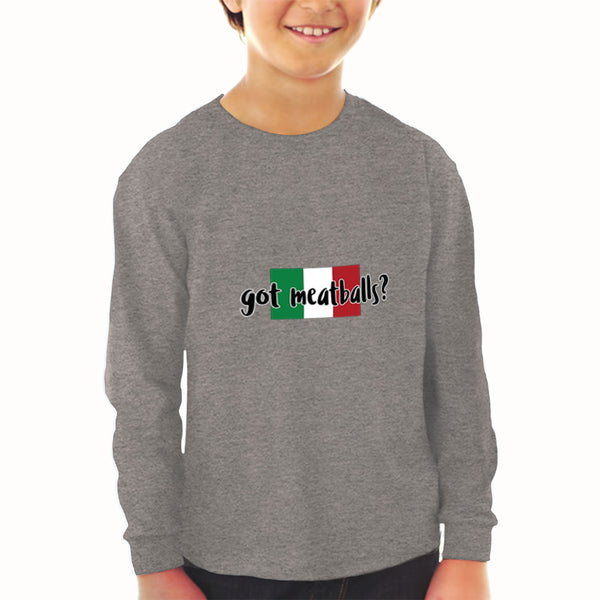 Baby Clothes Got Meatballs Italia Flag Italy Funny Humor Boy & Girl Clothes - Cute Rascals