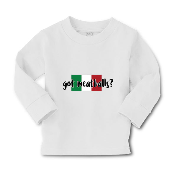Baby Clothes Got Meatballs Italia Flag Italy Funny Humor Boy & Girl Clothes - Cute Rascals