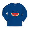 Baby Clothes Hello Summer Watermelon Food & Beverage Fruit Boy & Girl Clothes