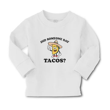 Baby Clothes Did Someone Say Tacos Boy & Girl Clothes Cotton