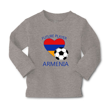 Baby Clothes Future Soccer Player Armenia Future Boy & Girl Clothes Cotton