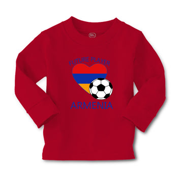 Baby Clothes Future Soccer Player Armenia Future Boy & Girl Clothes Cotton