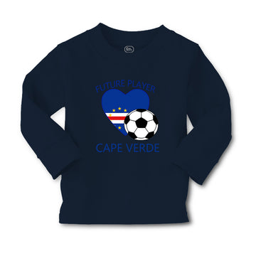 Baby Clothes Future Soccer Player Cape Verde Future Boy & Girl Clothes Cotton