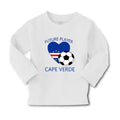 Baby Clothes Future Soccer Player Cape Verde Future Boy & Girl Clothes Cotton