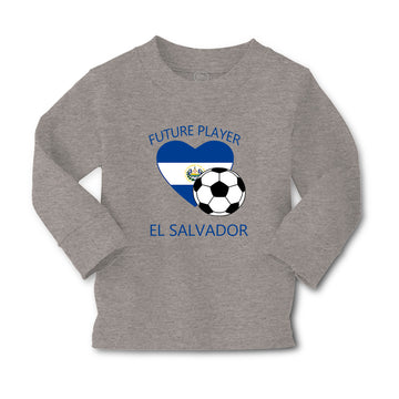 Baby Clothes Future Soccer Player El Salvador Future Boy & Girl Clothes Cotton