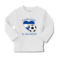 Baby Clothes Future Soccer Player El Salvador Future Boy & Girl Clothes Cotton