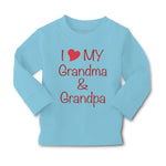Baby Clothes I Love My Grandma and Grandpa Grandfather Boy & Girl Clothes Cotton - Cute Rascals