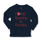 Baby Clothes I Love My Grandma and Grandpa Grandfather Boy & Girl Clothes Cotton - Cute Rascals