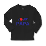 Baby Clothes I Love My Papa Dad Father's Day Boy & Girl Clothes Cotton - Cute Rascals