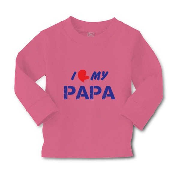 Baby Clothes I Love My Papa Dad Father's Day Boy & Girl Clothes Cotton - Cute Rascals