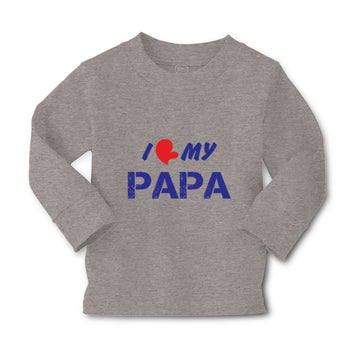 Baby Clothes I Love My Papa Dad Father's Day Boy & Girl Clothes Cotton