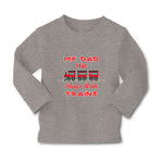 Baby Clothes My Dad Still Plays with Trains Dad Father's Day Boy & Girl Clothes - Cute Rascals