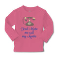 Baby Clothes Don'T Make Me Call My Aunt Auntie Funny Style H Boy & Girl Clothes