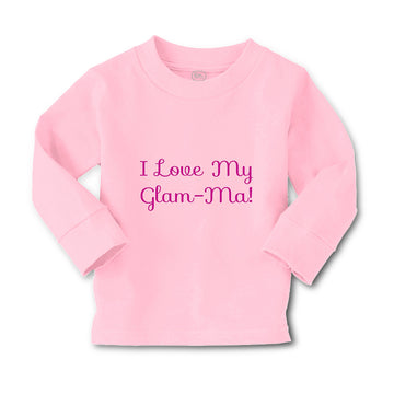 Baby Clothes I Love My Glam - Ma! Grandmother Grandma Boy & Girl Clothes Cotton