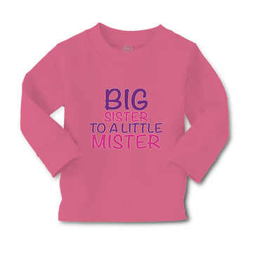 Baby Clothes Big Sister to A Little Mister Boy & Girl Clothes Cotton