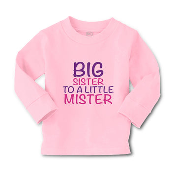 Baby Clothes Big Sister to A Little Mister Boy & Girl Clothes Cotton