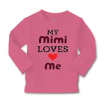 Baby Clothes My Mimi Loves Me Grandma Grandmother Boy & Girl Clothes Cotton - Cute Rascals