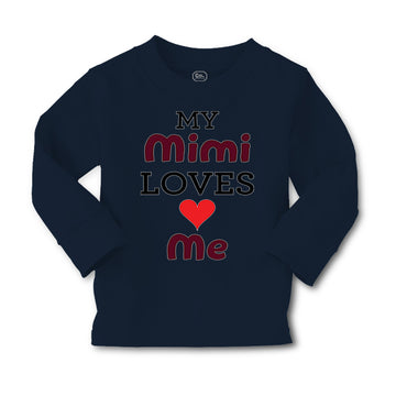 Baby Clothes My Mimi Loves Me Grandma Grandmother Boy & Girl Clothes Cotton