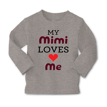 Baby Clothes My Mimi Loves Me Grandma Grandmother Boy & Girl Clothes Cotton