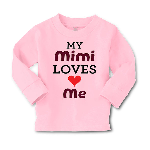 Baby Clothes My Mimi Loves Me Grandma Grandmother Boy & Girl Clothes Cotton - Cute Rascals