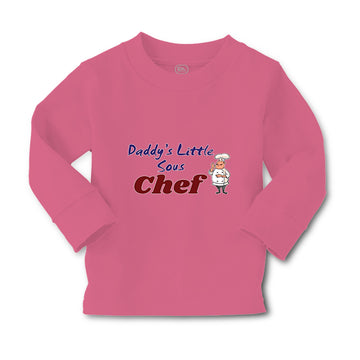 Baby Clothes Daddy's Little Sous Chef Cooking Dad Father's Day Cotton