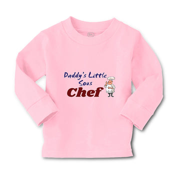 Baby Clothes Daddy's Little Sous Chef Cooking Dad Father's Day Cotton