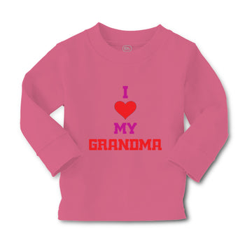 Baby Clothes I Heart My Grandma Love Grandmother Grandma Boy & Girl Clothes