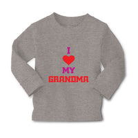 Baby Clothes I Heart My Grandma Love Grandmother Grandma Boy & Girl Clothes - Cute Rascals